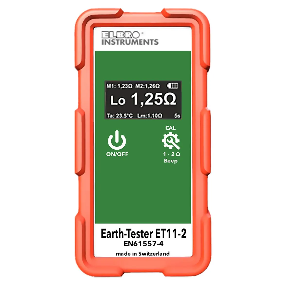 Testeur d'installation électrique suisse Elbro Instruments Earth-Tester ET11-2